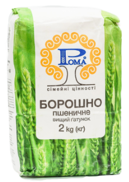 Борошно пшеничне Рома вищий сорт 2 кг